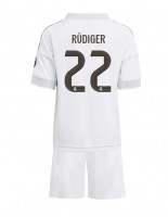 Real Madrid Antonio Rudiger #22 Kotipaita Lasten 2025-26 Lyhythihainen (+ shortsit)